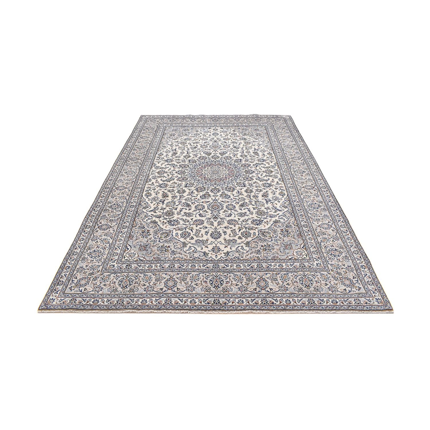 Alfombra persa - Keshan - 350 x 242 cm - gris