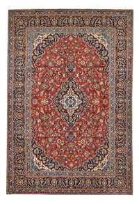 Alfombra persa - Keshan - 392 x 264 cm - rojo