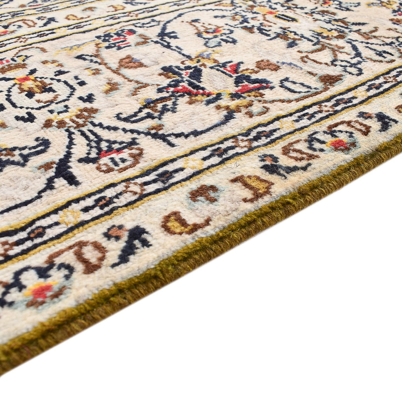 Alfombra persa - Keshan - 293 x 192 cm - beige