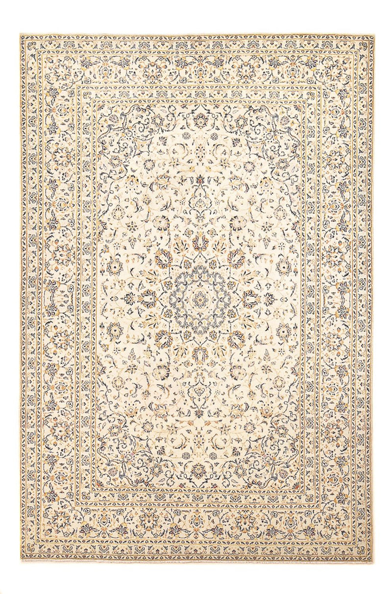 Alfombra persa - Keshan - 298 x 202 cm - beige