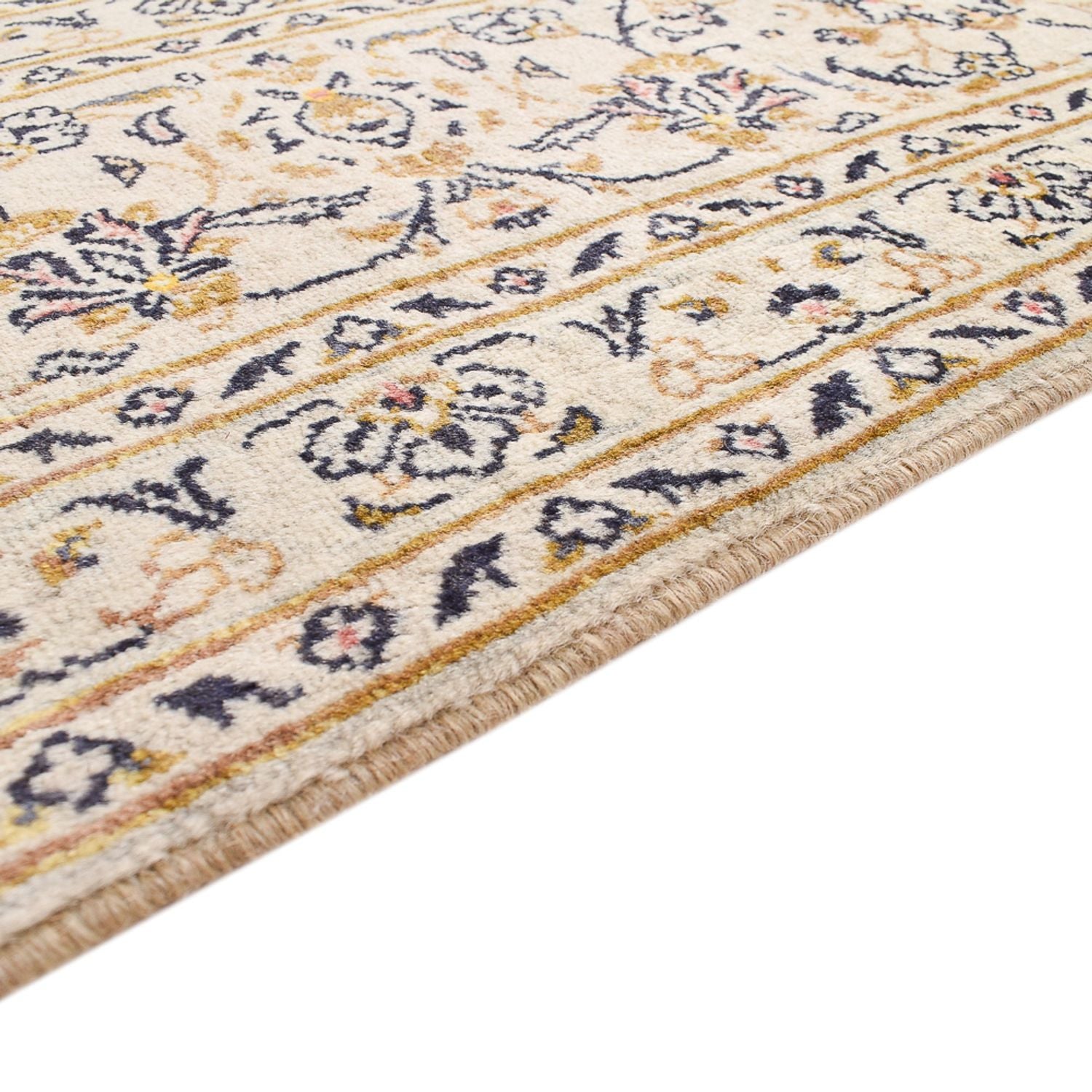 Alfombra persa - Keshan - 298 x 202 cm - beige