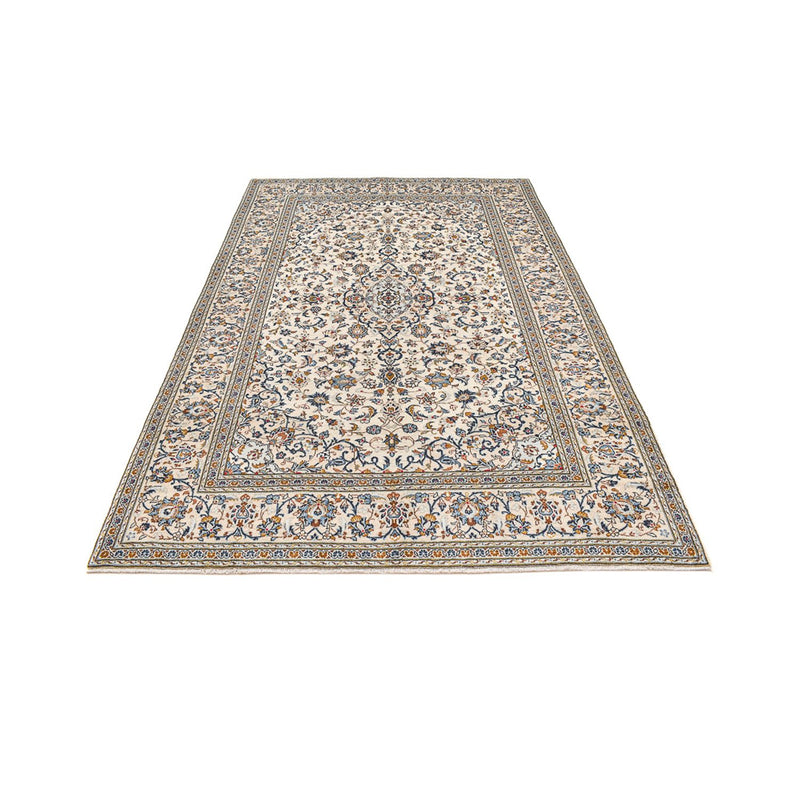 Alfombra persa - Keshan - 299 x 203 cm - beige oscuro