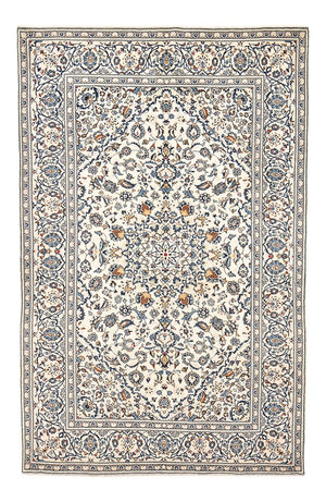 Alfombra persa - Keshan - 300 x 195 cm - beige oscuro