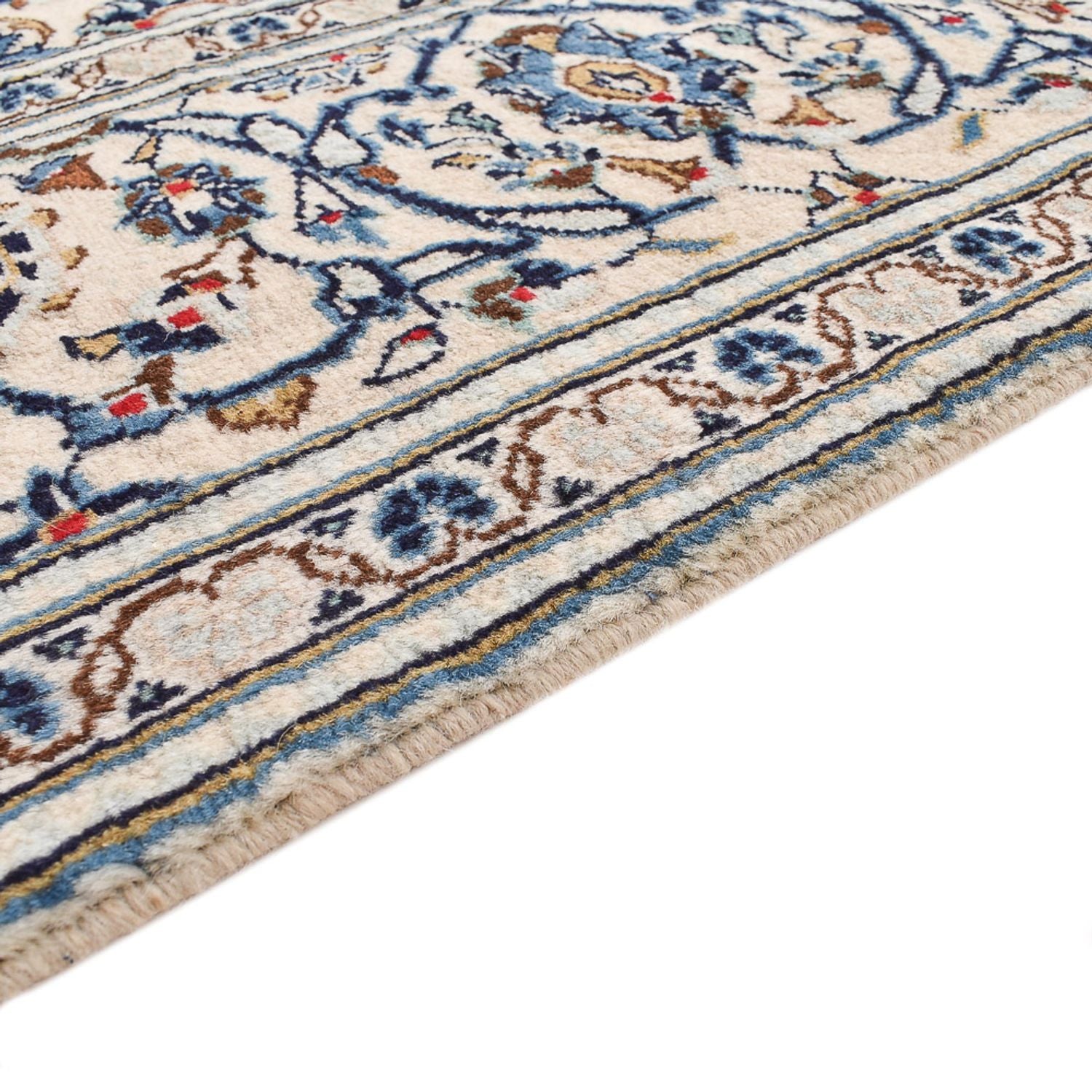 Alfombra persa - Keshan - 300 x 195 cm - beige oscuro