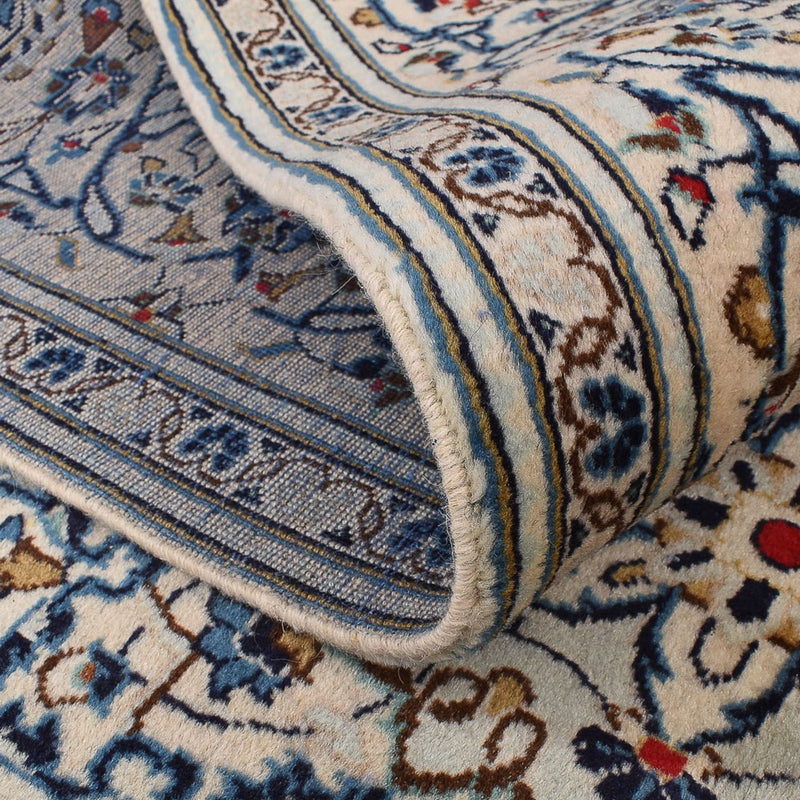 Alfombra persa - Keshan - 300 x 195 cm - beige oscuro