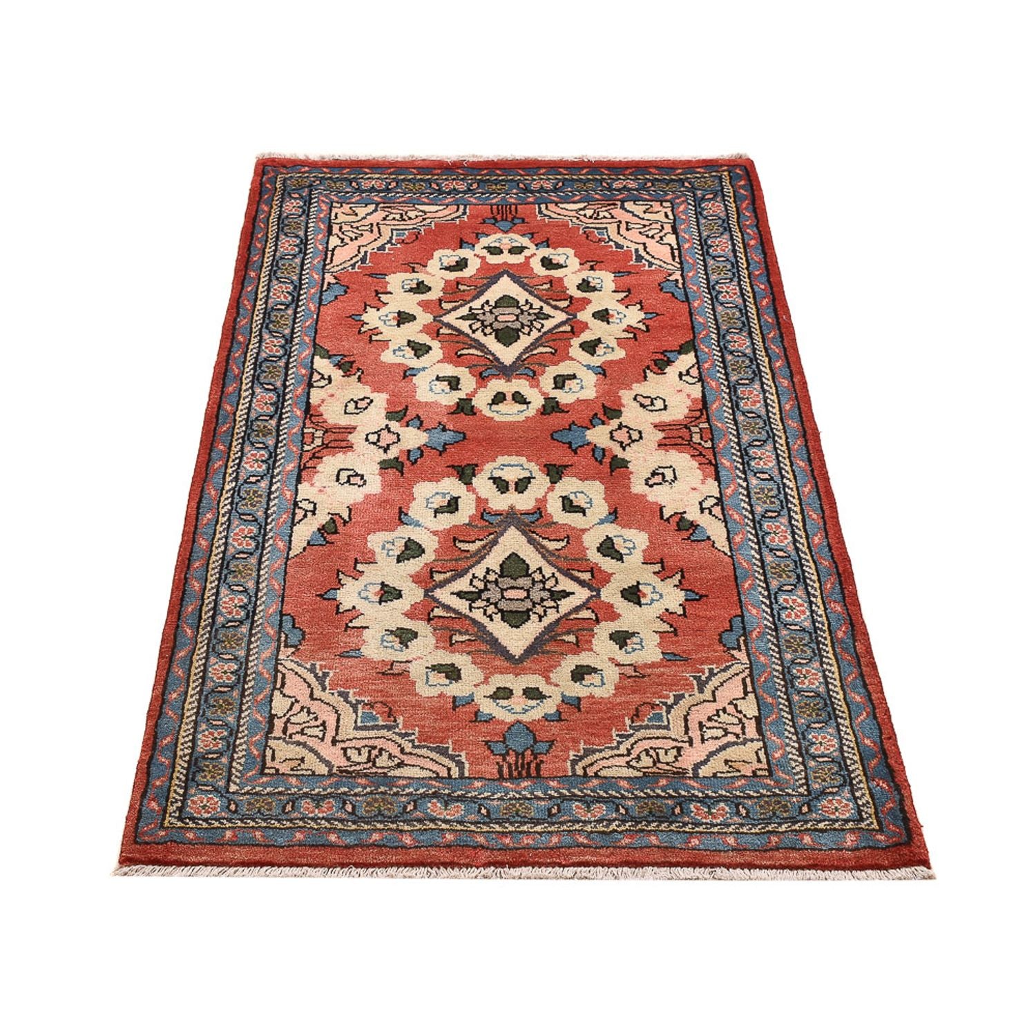 Alfombra persa - Nómada - 133 x 80 cm - rojo