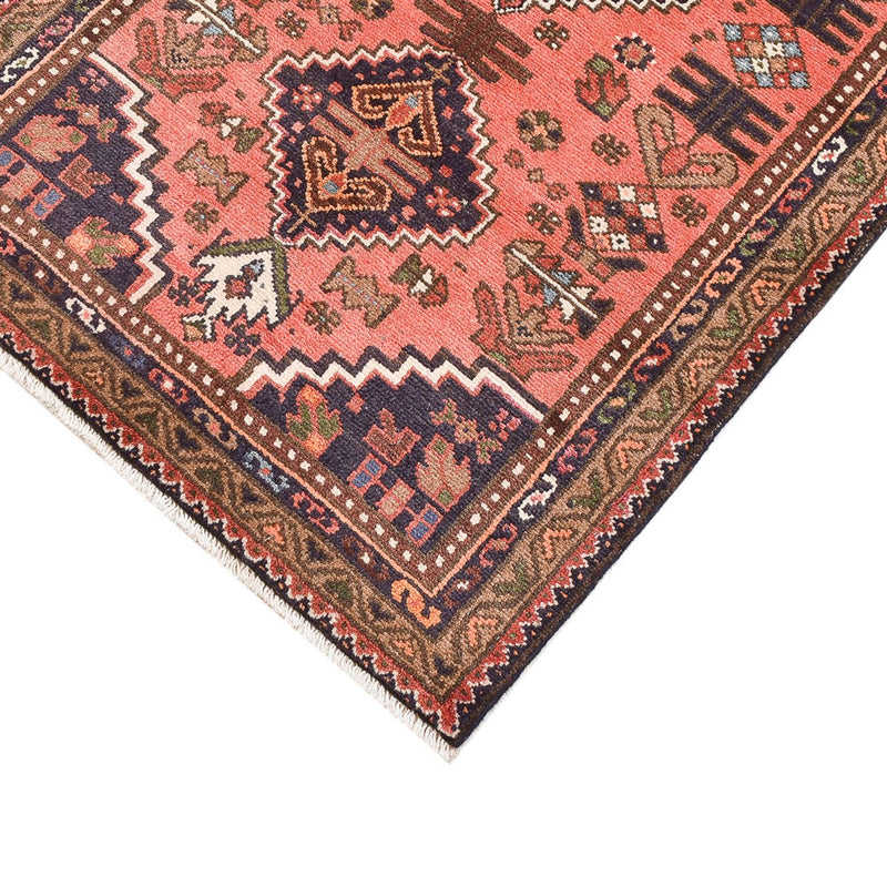 Alfombra persa - Nómada - 124 x 72 cm - rojo claro