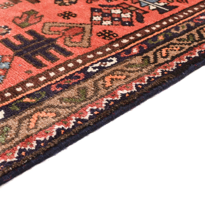 Alfombra persa - Nómada - 124 x 72 cm - rojo claro