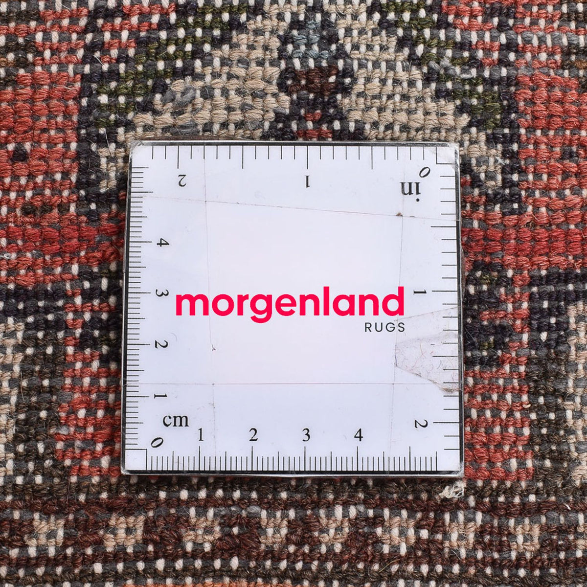 Alfombra persa - Nómada - 124 x 72 cm - rojo claro