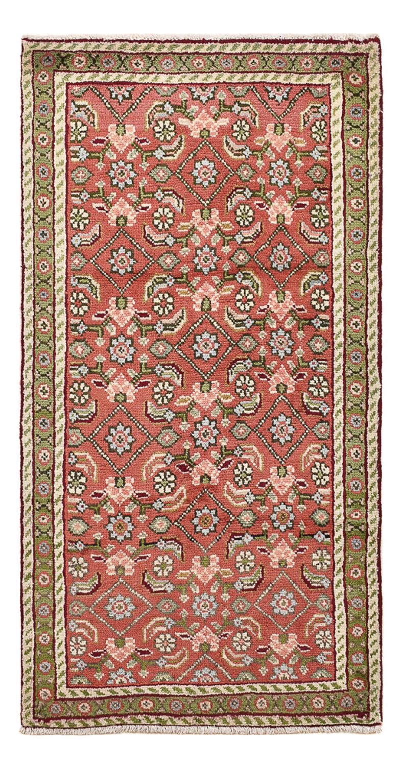 Alfombra persa - Clásica - 132 x 70 cm - rojo claro
