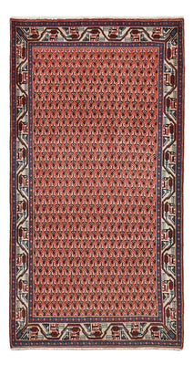 Alfombra persa - Mir - 135 x 71 cm - rojo claro