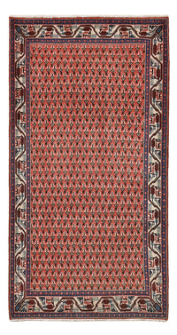 Alfombra persa - Mir - 135 x 71 cm - rojo claro
