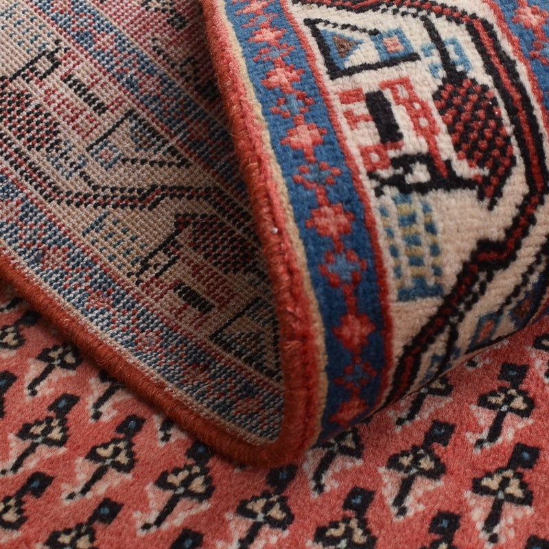 Alfombra persa - Mir - 135 x 71 cm - rojo claro