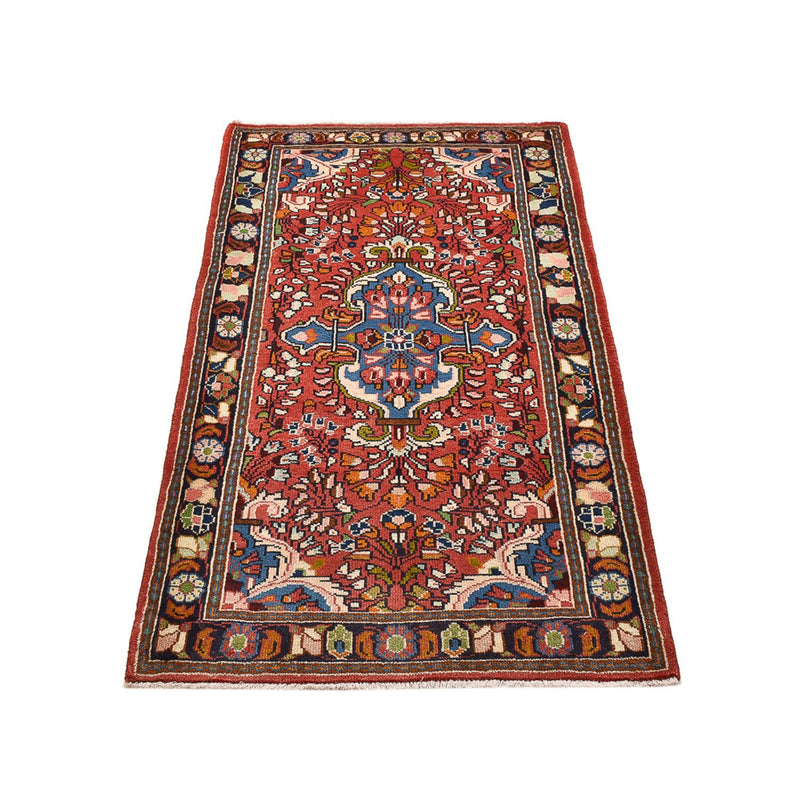 Alfombra persa - Nómada - 142 x 76 cm - rojo
