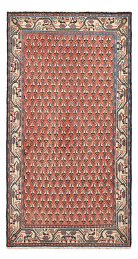 Alfombra persa - Mir - 123 x 62 cm - rojo claro