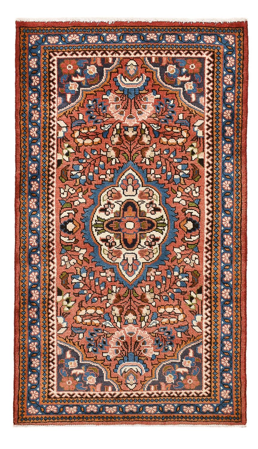 Alfombra persa - Nómada - 126 x 71 cm - rojo claro