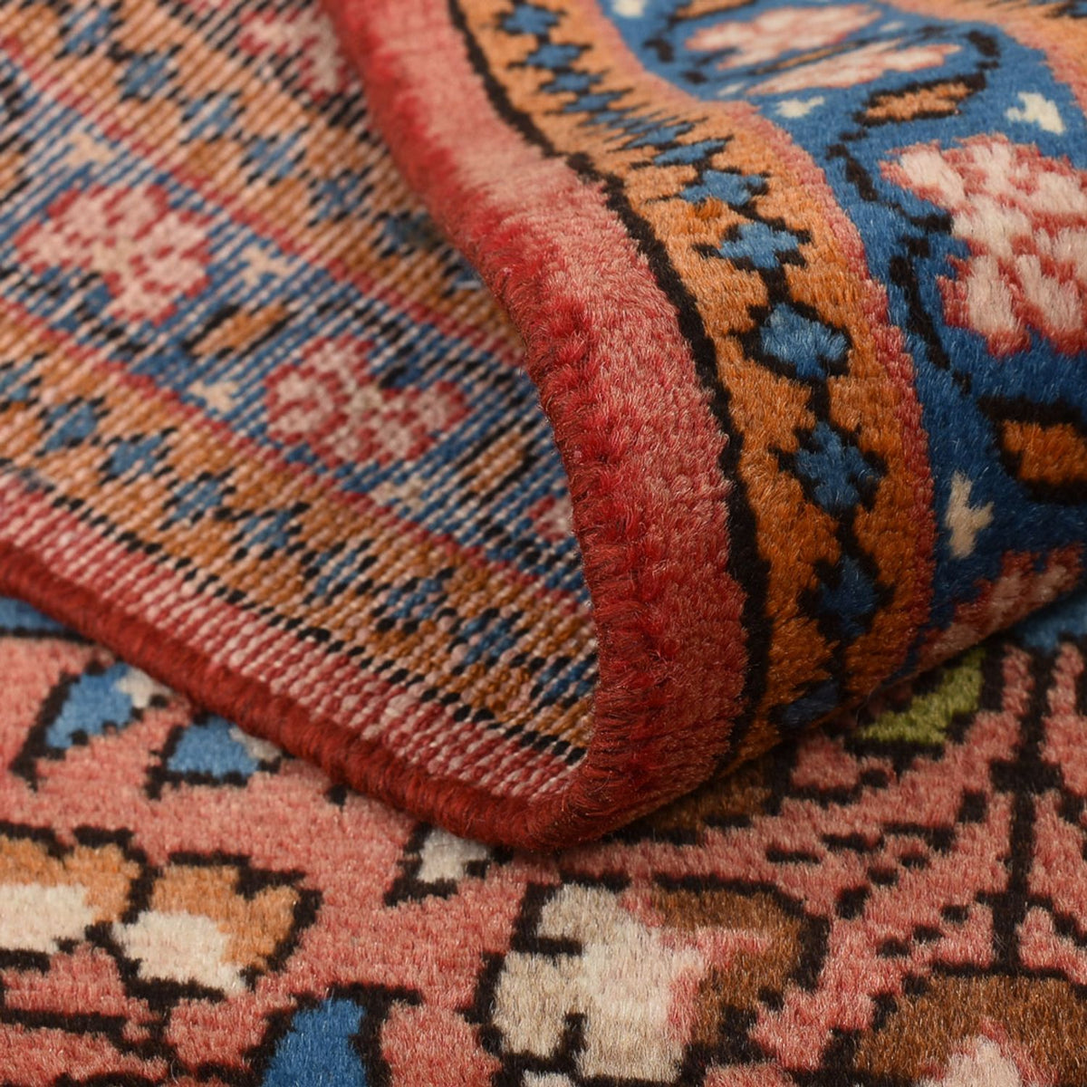 Alfombra persa - Nómada - 126 x 71 cm - rojo claro