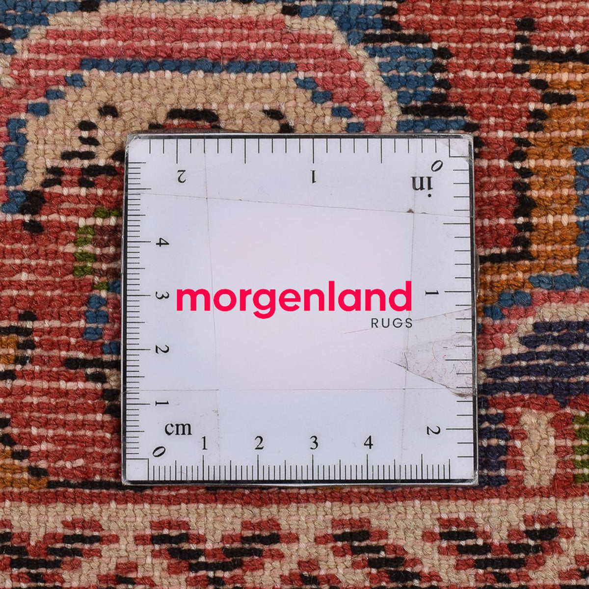 Alfombra persa - Nómada - 126 x 71 cm - rojo claro