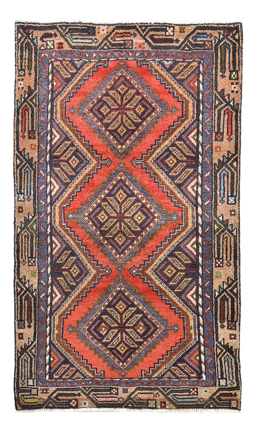 Alfombra persa - Nómada - 119 x 70 cm - rojo