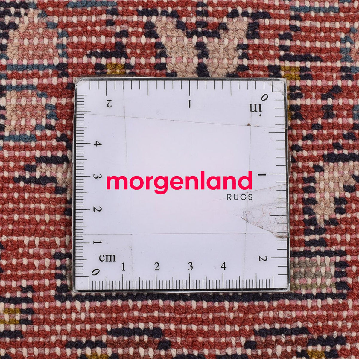 Alfombra persa - Nómada - 132 x 75 cm - rojo claro