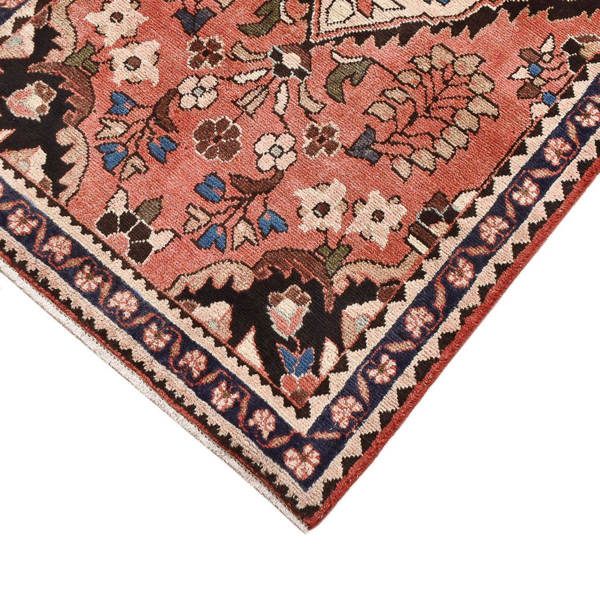 Alfombra persa - Nómada - 153 x 79 cm - rojo claro