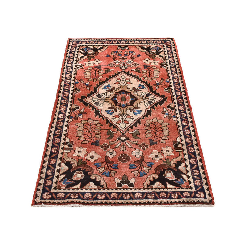Alfombra persa - Nómada - 153 x 79 cm - rojo claro