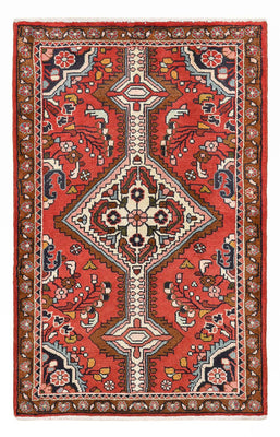 Alfombra persa - Nómada - 107 x 76 cm - rojo