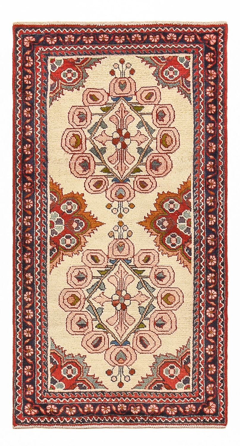 Alfombra persa - Nómada - 128 x 68 cm - beige