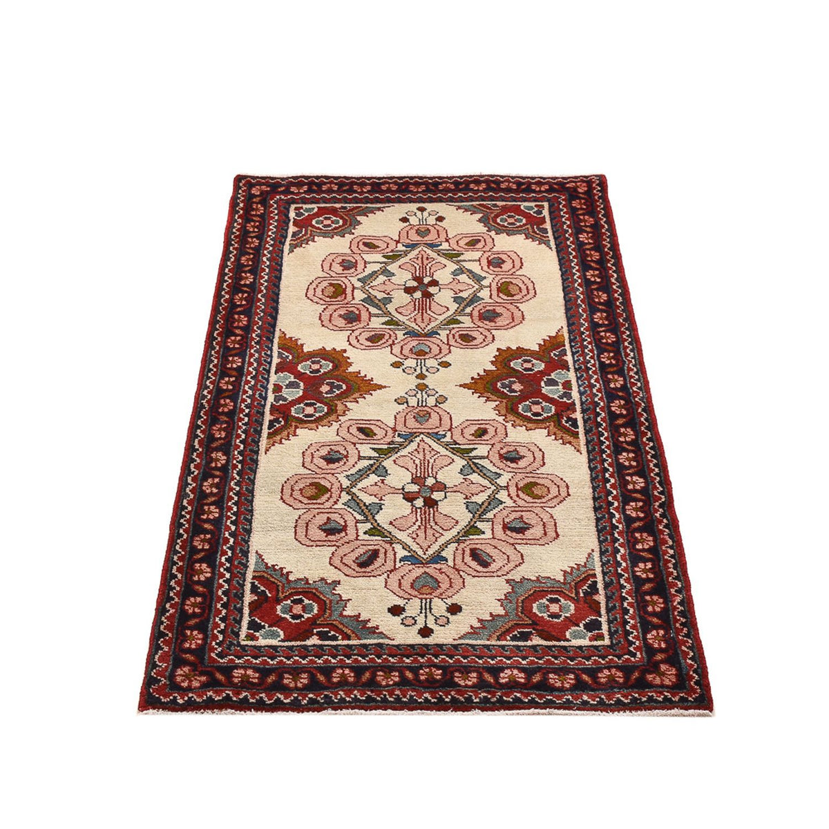 Alfombra persa - Nómada - 128 x 68 cm - beige