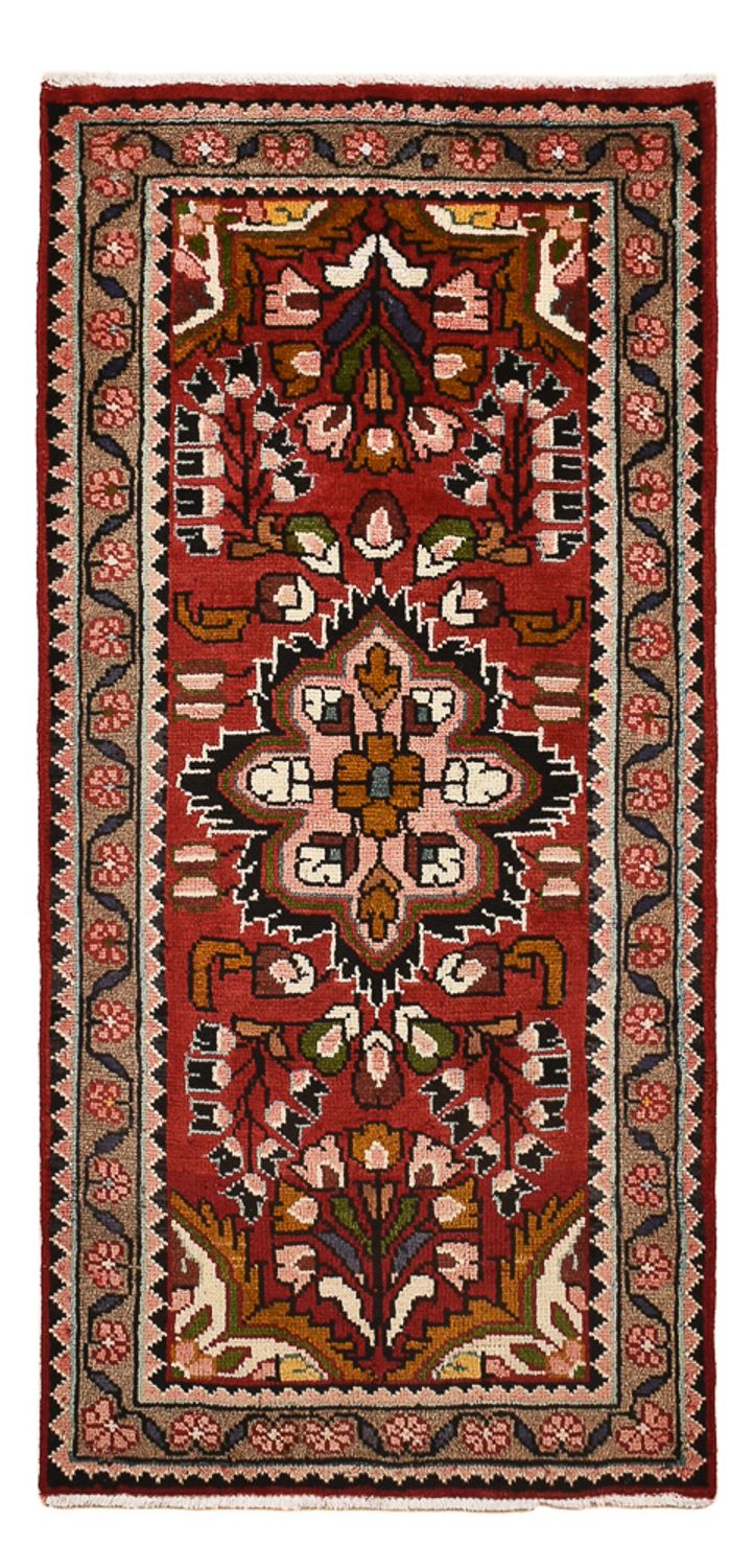 Alfombra persa - Nómada - 128 x 60 cm - rojo