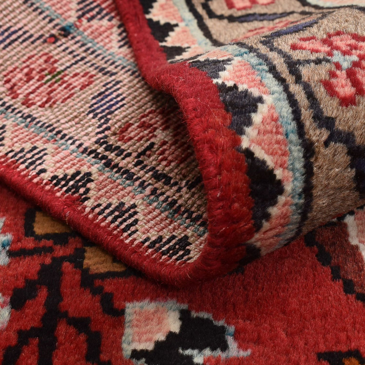 Alfombra persa - Nómada - 128 x 60 cm - rojo