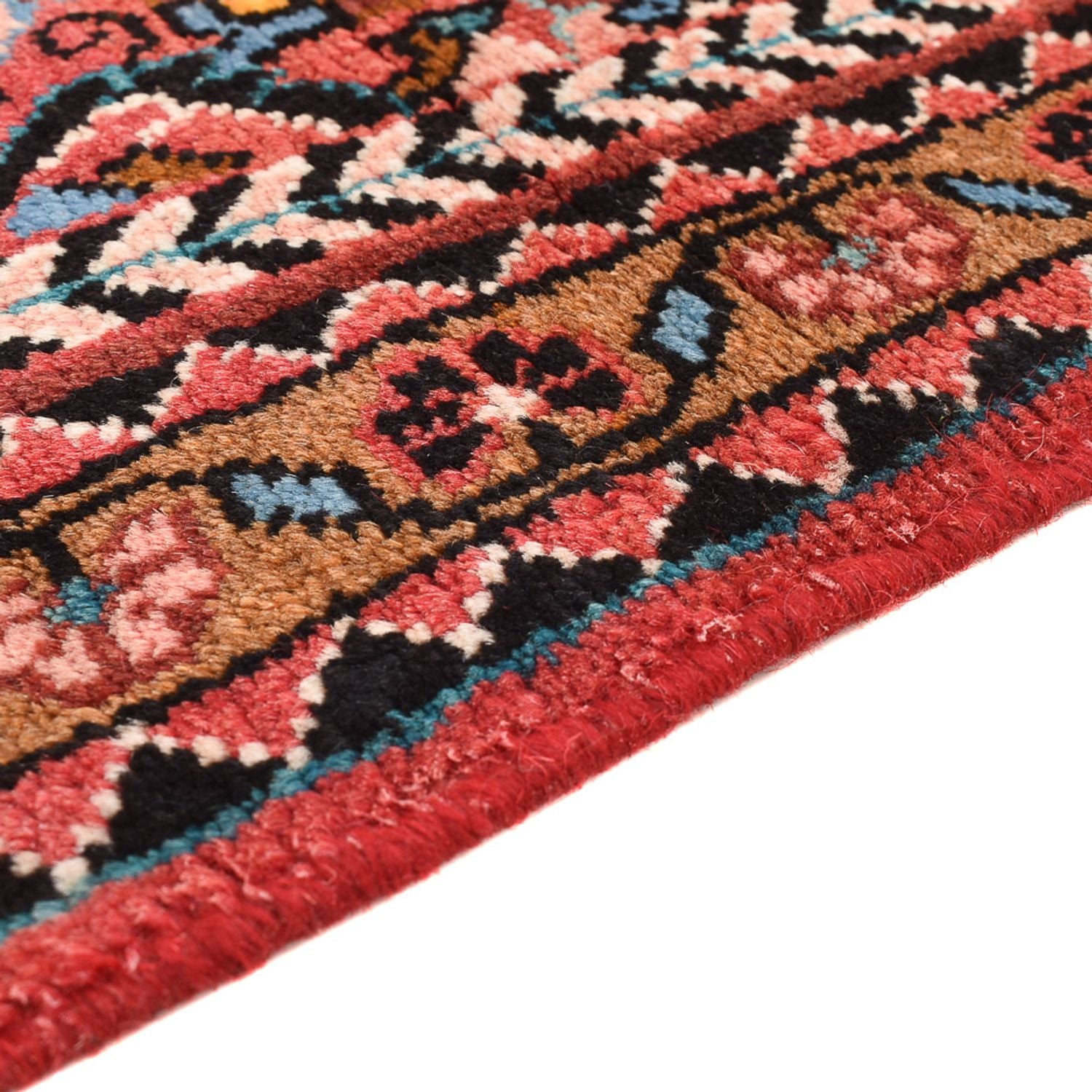 Alfombra persa - Nómada - 107 x 70 cm - rojo claro