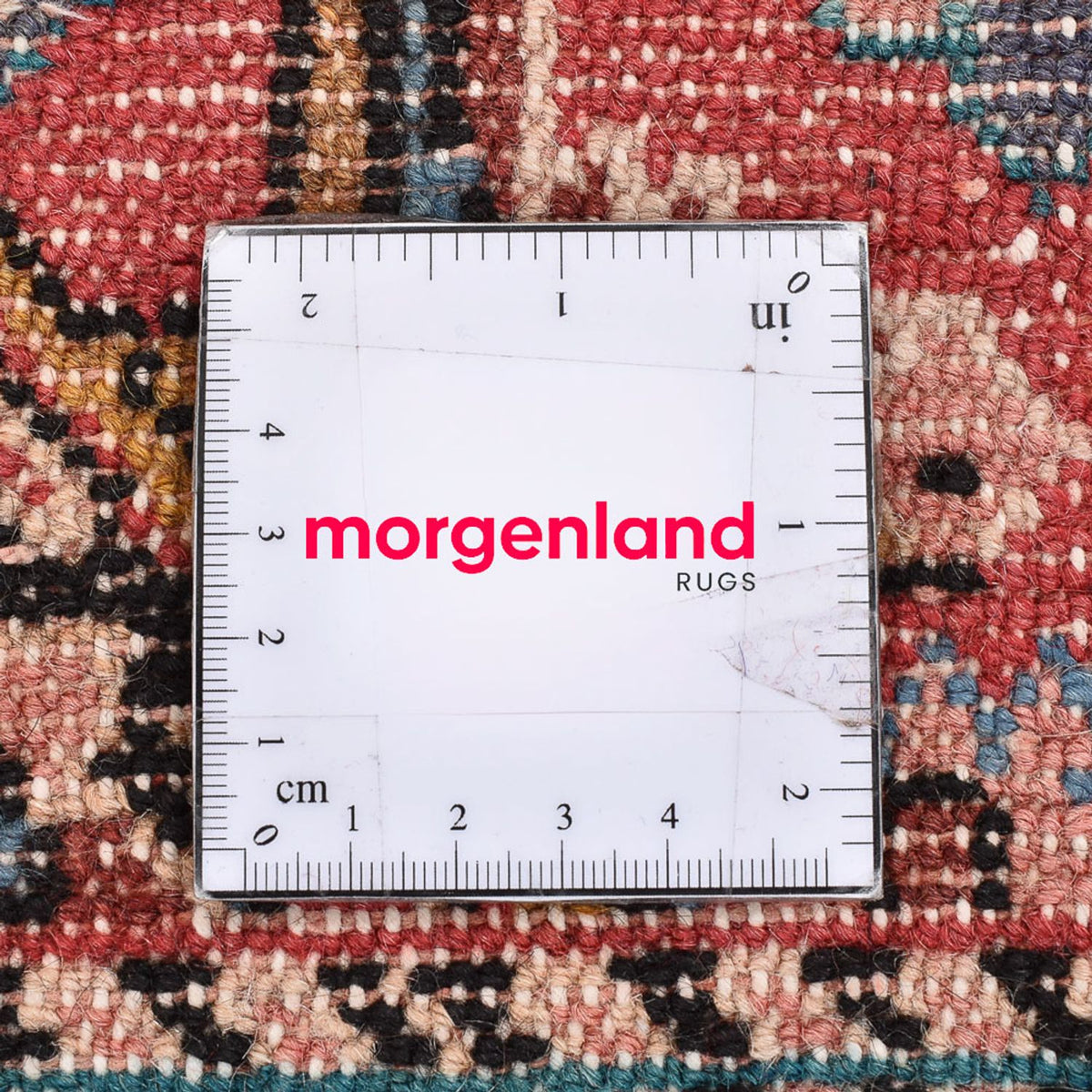 Alfombra persa - Nómada - 107 x 70 cm - rojo claro