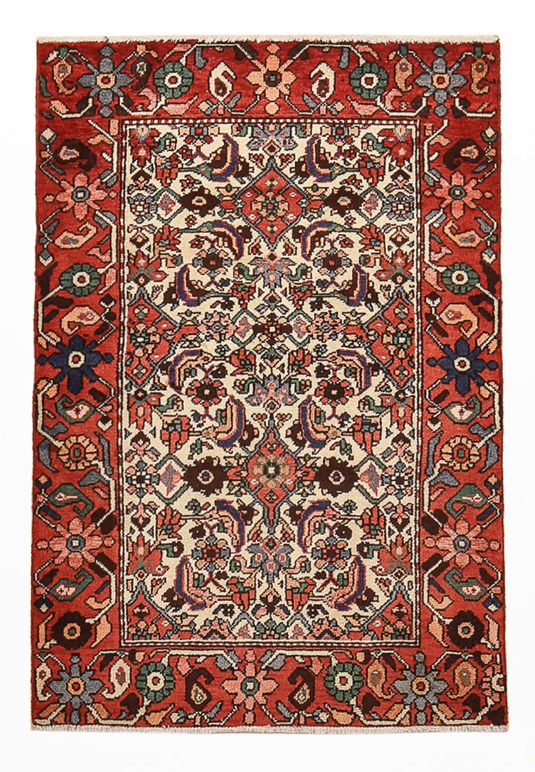 Alfombra persa - Nómada - 121 x 82 cm - multicolor