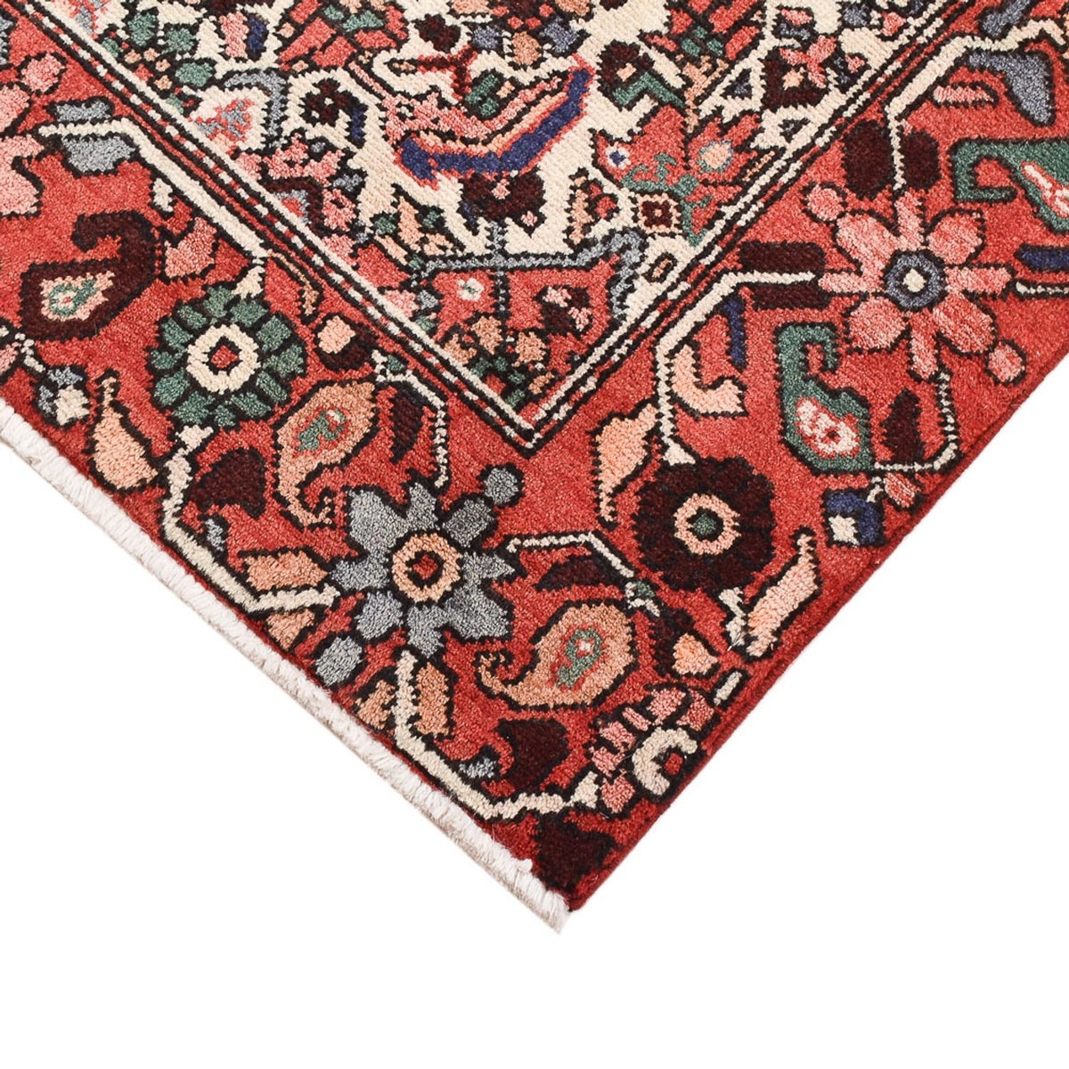 Alfombra persa - Nómada - 121 x 82 cm - multicolor