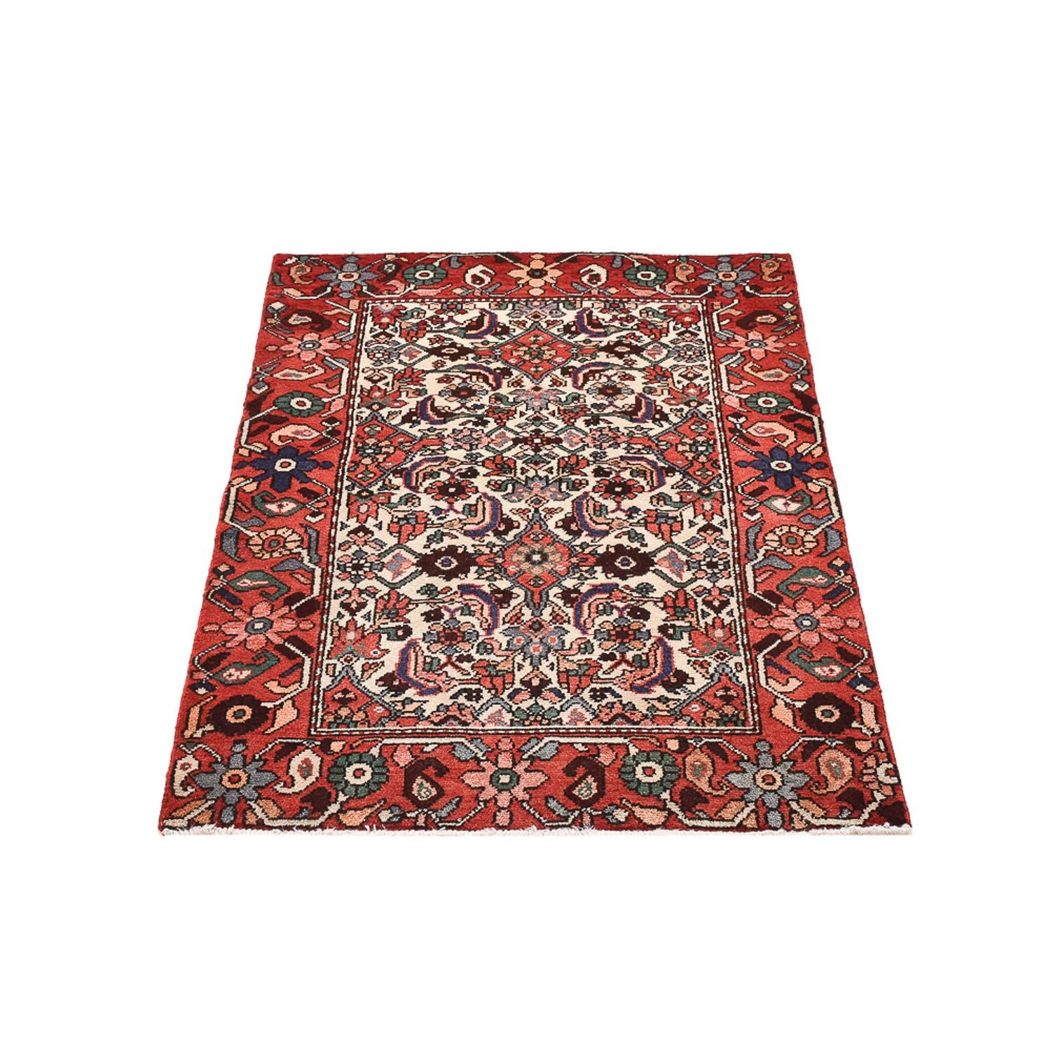 Alfombra persa - Nómada - 121 x 82 cm - multicolor
