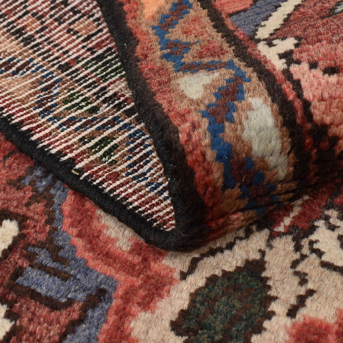 Alfombra persa - Nómada - 153 x 75 cm - rojo