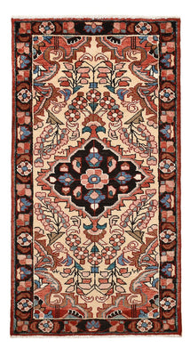 Alfombra persa - Nómada - 139 x 71 cm - multicolor