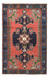 Alfombra persa - Nómada - 123 x 76 cm - rojo claro