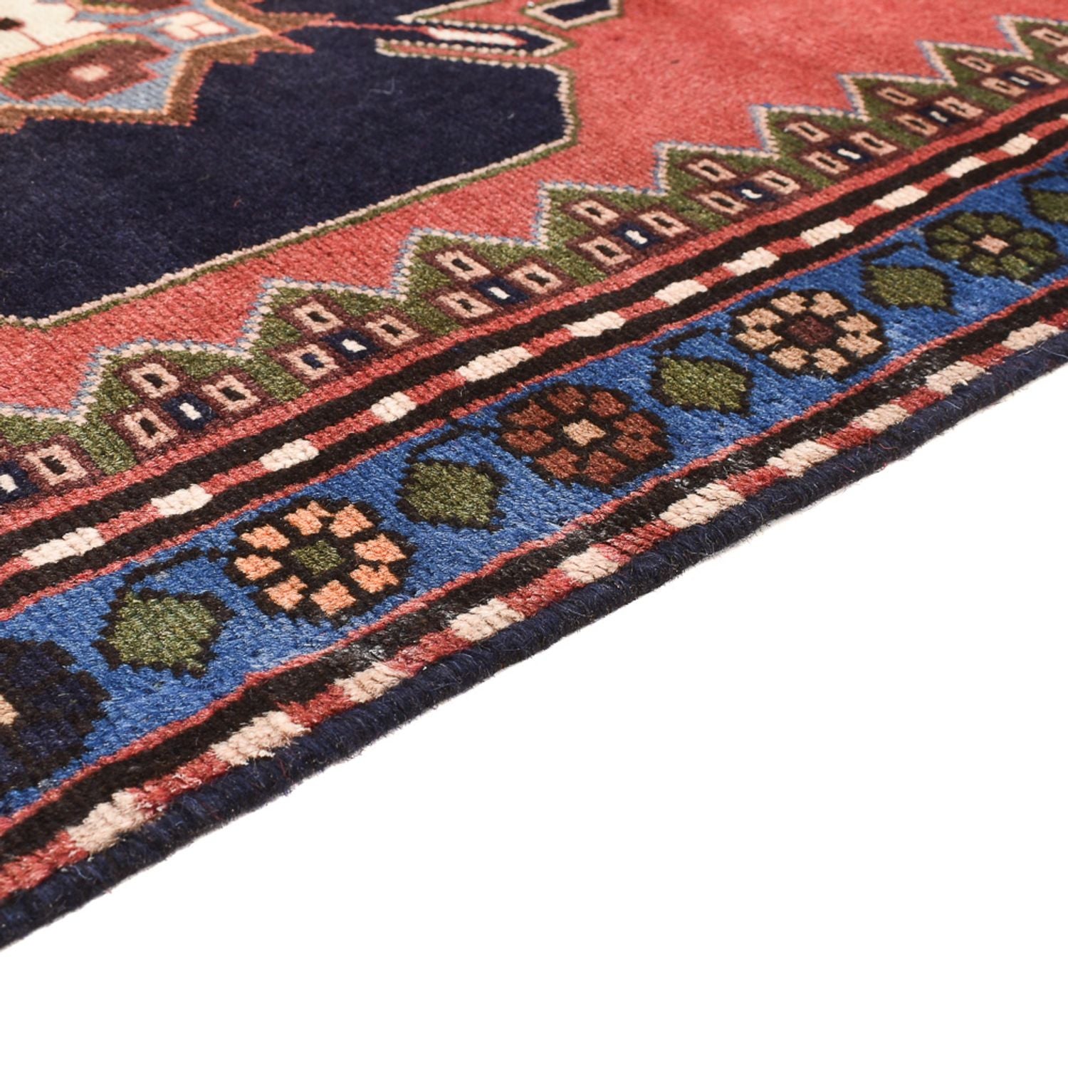Alfombra persa - Nómada - 123 x 76 cm - rojo claro