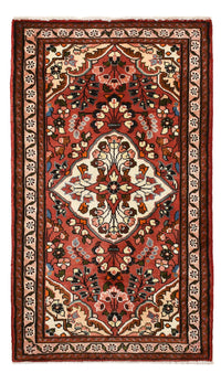 Alfombra persa - Nómada - 136 x 76 cm - rojo oscuro