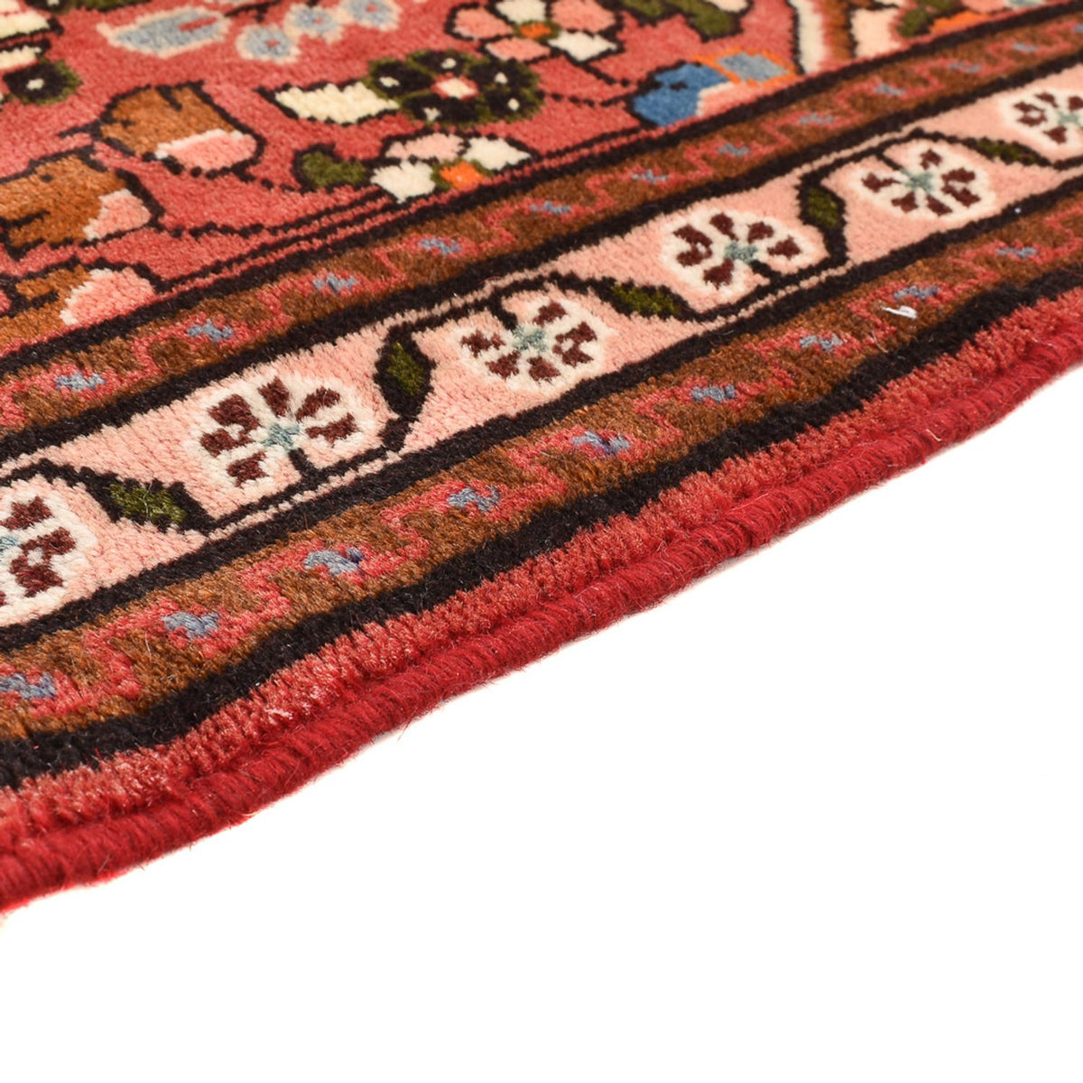 Alfombra persa - Nómada - 136 x 76 cm - rojo oscuro