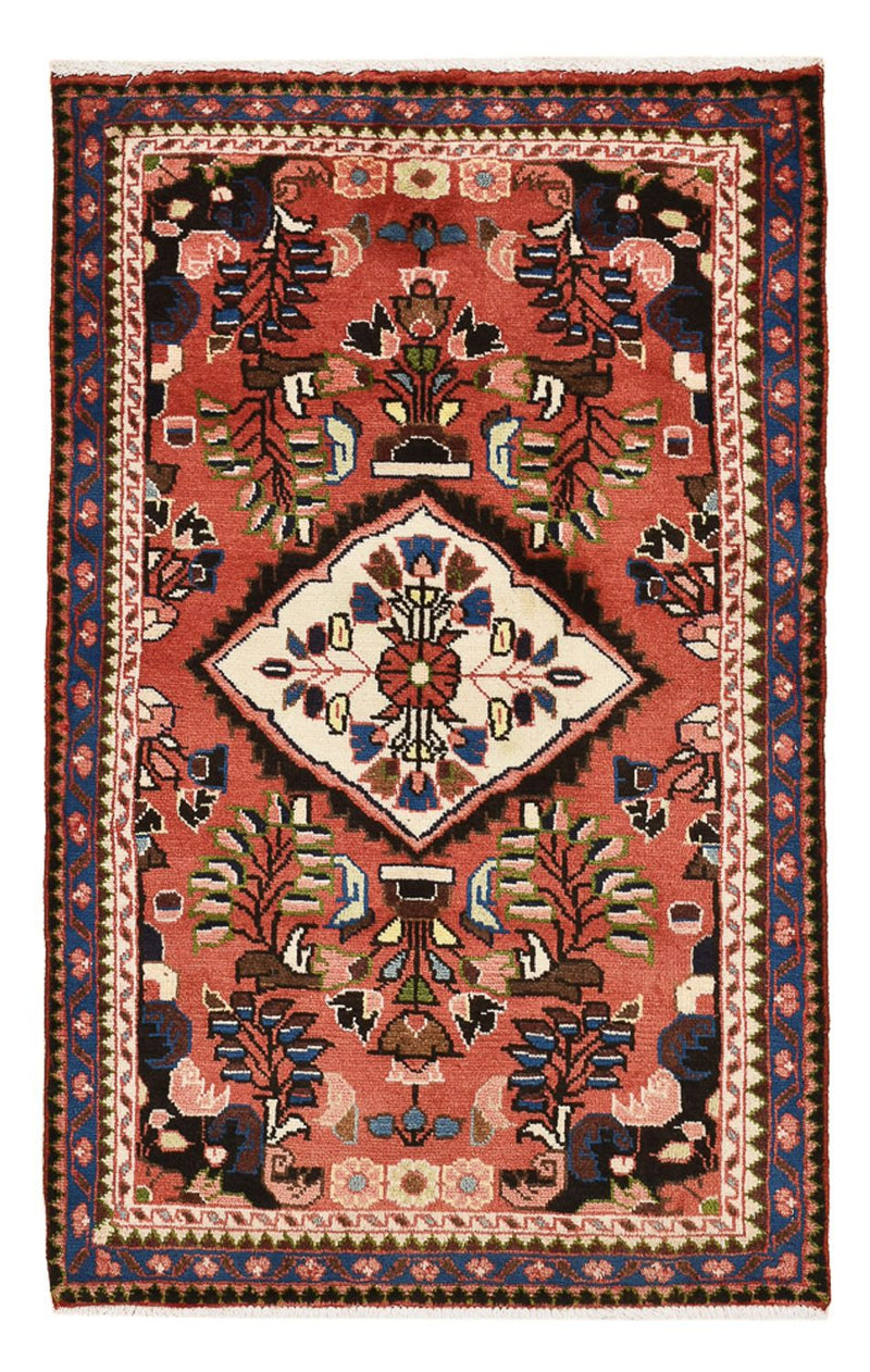 Alfombra persa - Nómada - 110 x 67 cm - rojo claro