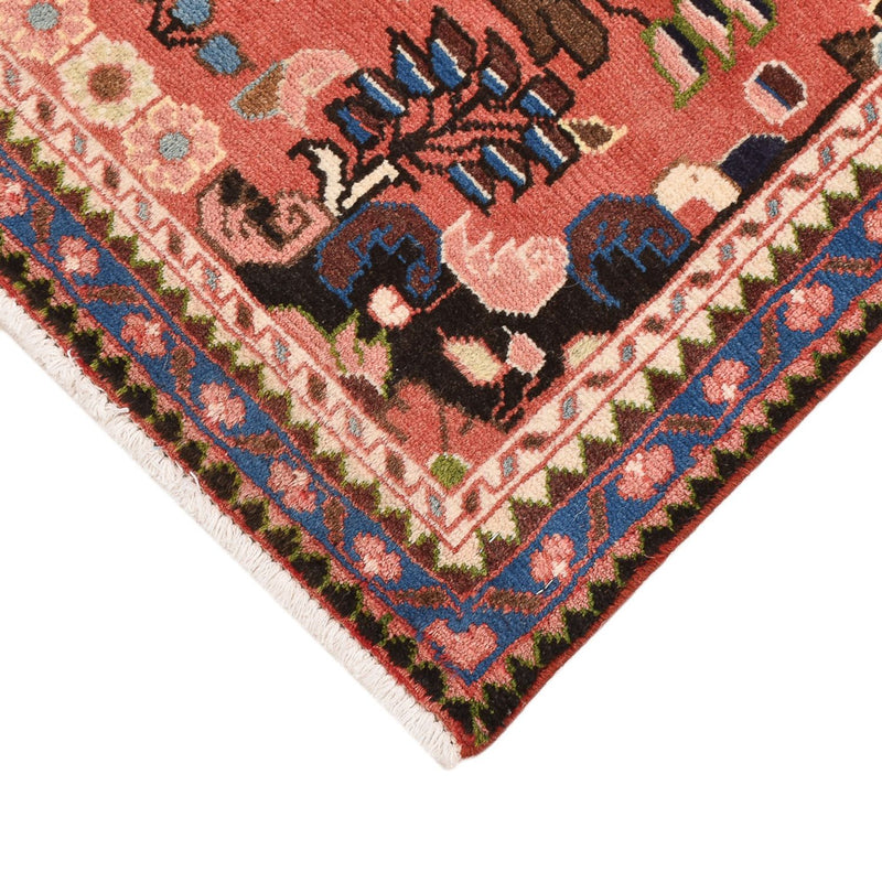 Alfombra persa - Nómada - 110 x 67 cm - rojo claro