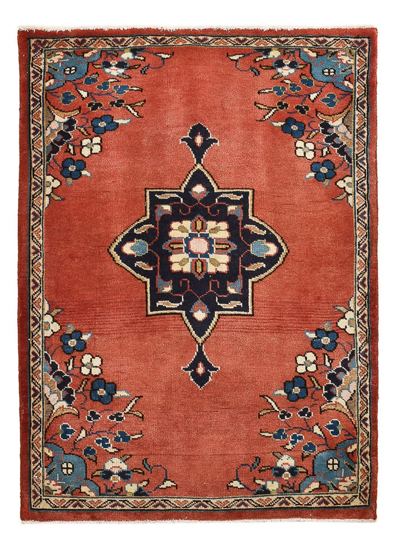 Alfombra persa - Clásica - 112 x 80 cm - rojo claro