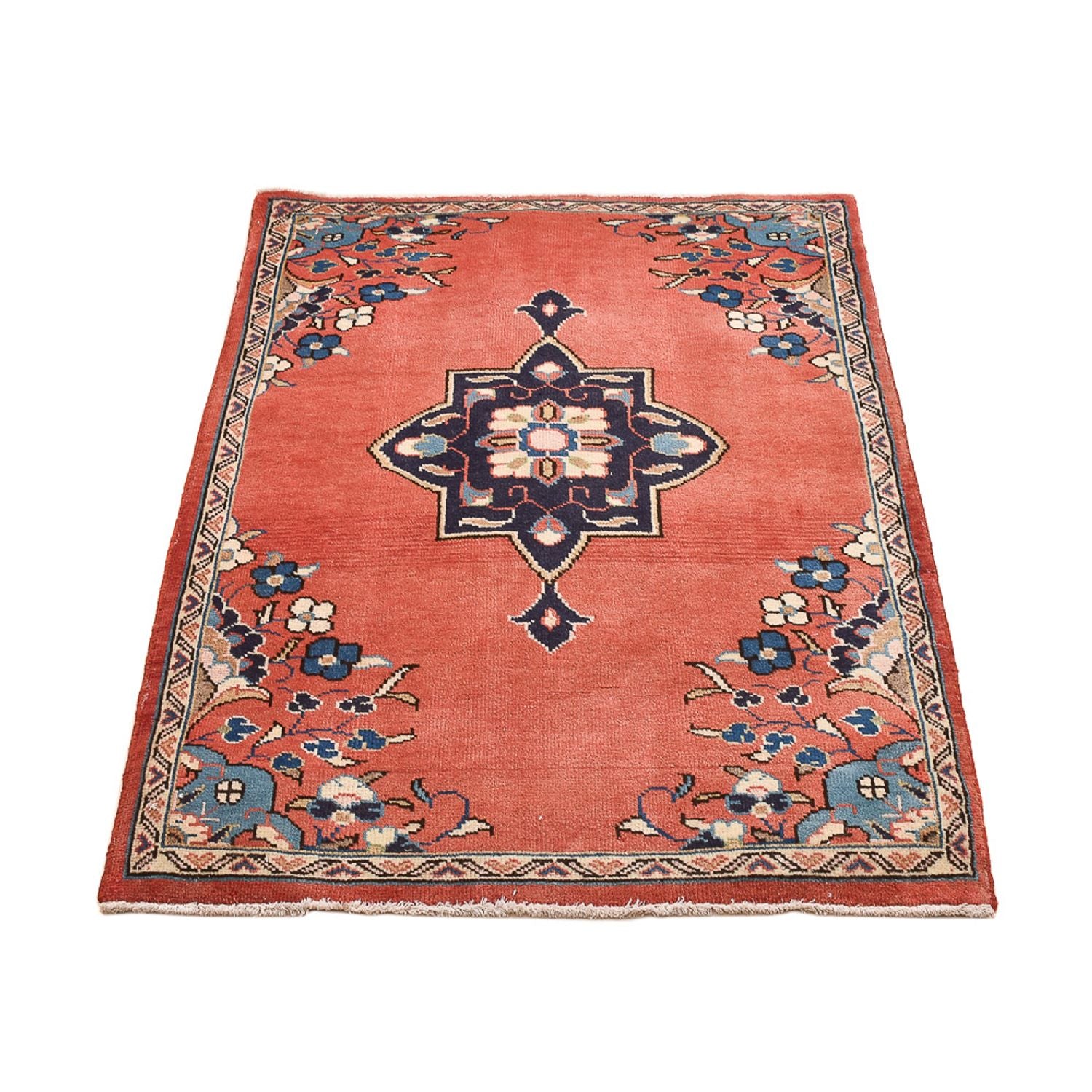 Alfombra persa - Clásica - 112 x 80 cm - rojo claro