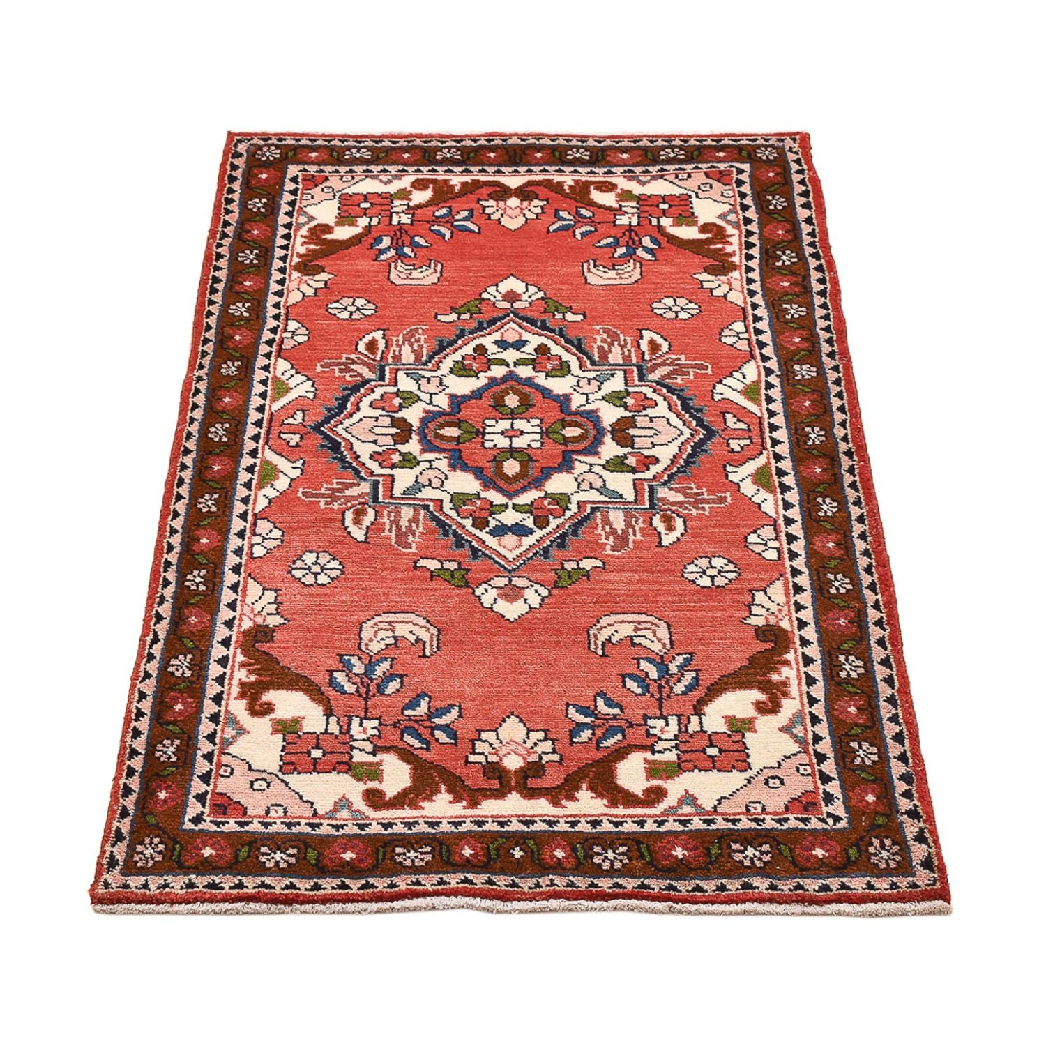 Alfombra persa - Nómada - 120 x 70 cm - rojo claro