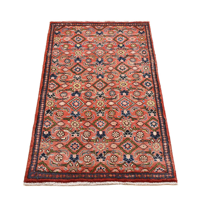 Alfombra persa - Clásica - 130 x 65 cm - rojo claro