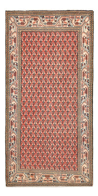 Alfombra persa - Mir - 127 x 61 cm - rojo claro