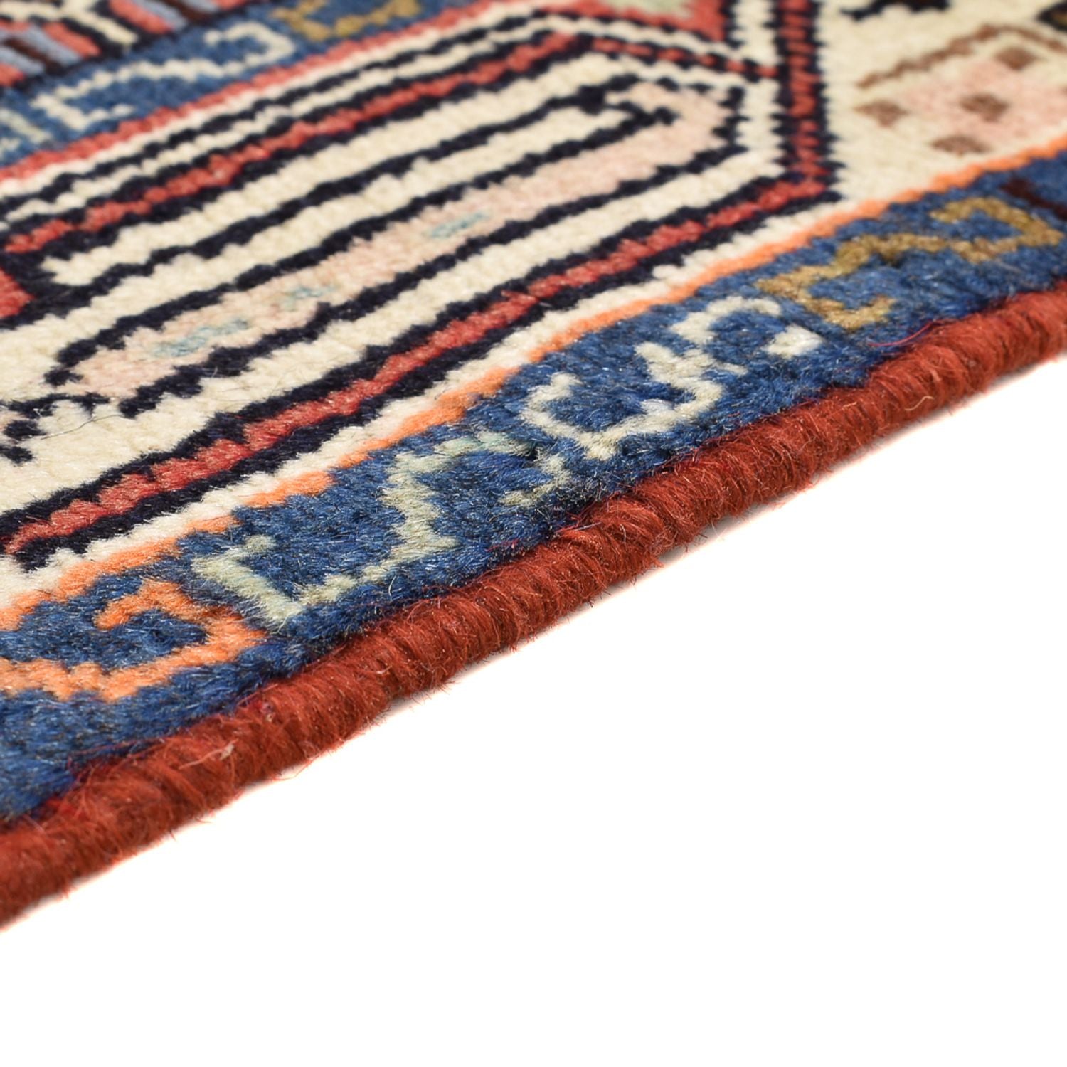 Alfombra persa - Nómada - 130 x 80 cm - multicolor